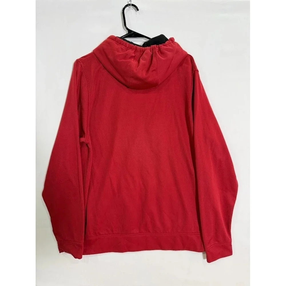 Ohio State Buckeyes Scarlet & Gray‎ Embroidered Red Hooded Sweatshirt Men M